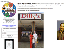 Tablet Screenshot of dillyshop.com